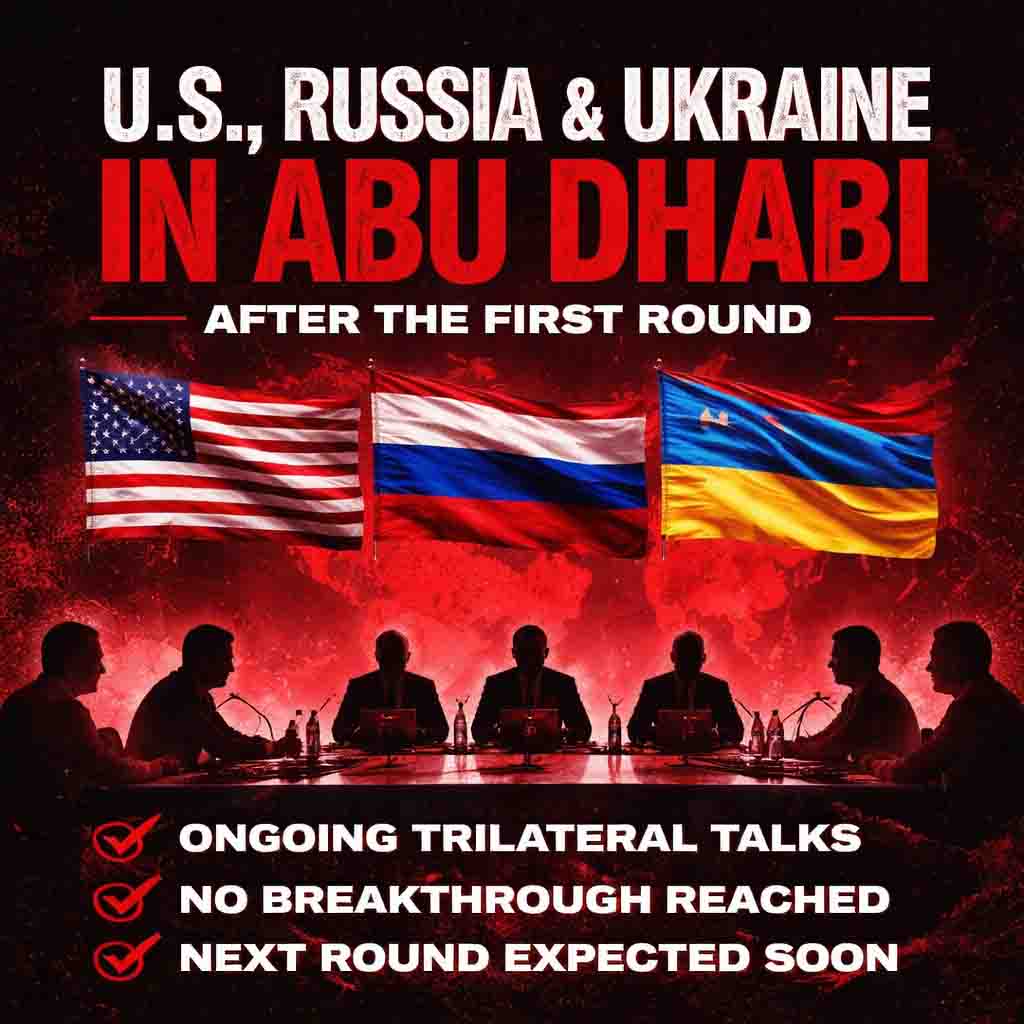 США, Россия и Украина в Абу-Даби. После первого раунда